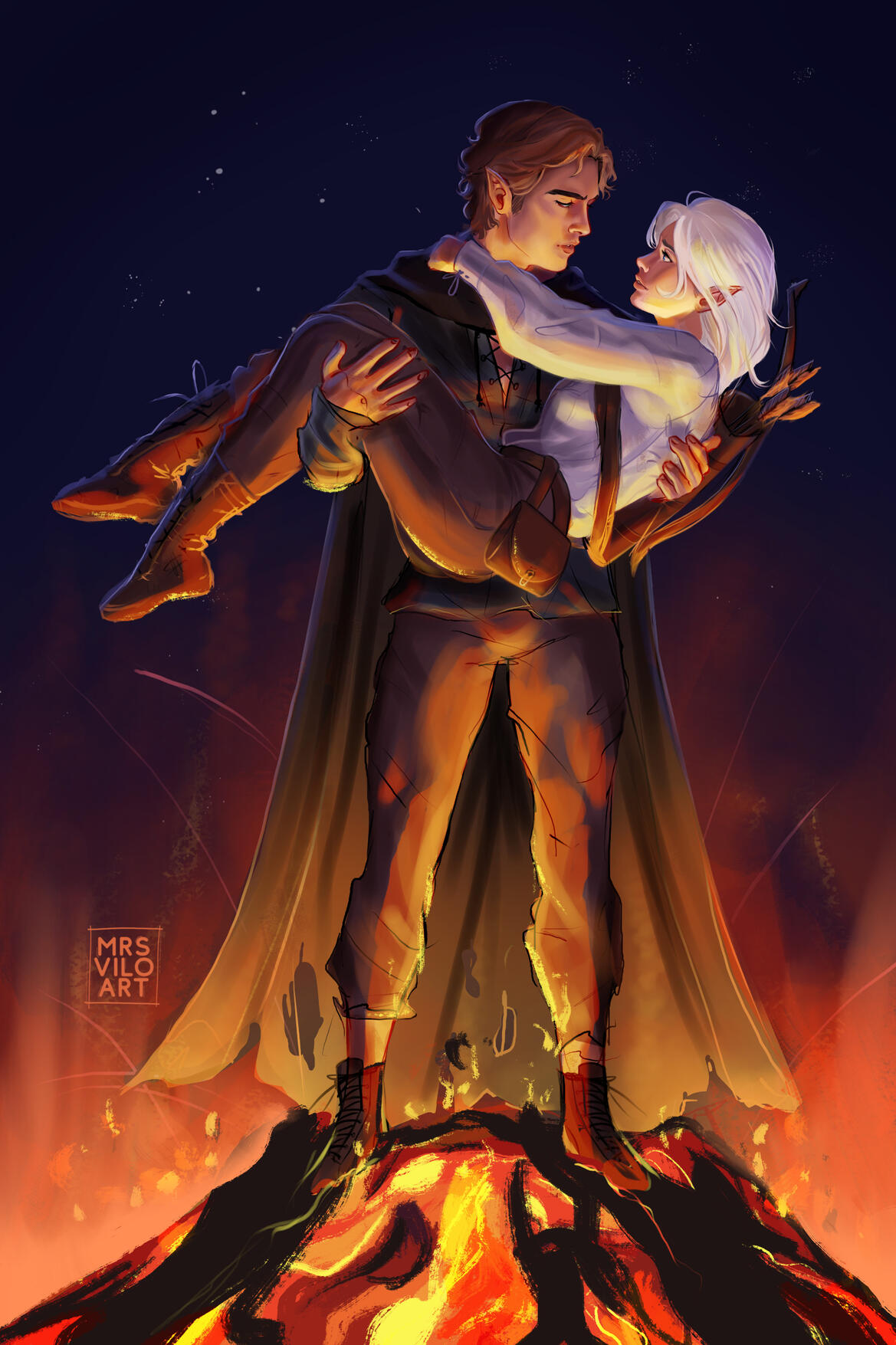 The Archer &amp; The Flame by Marie Violet